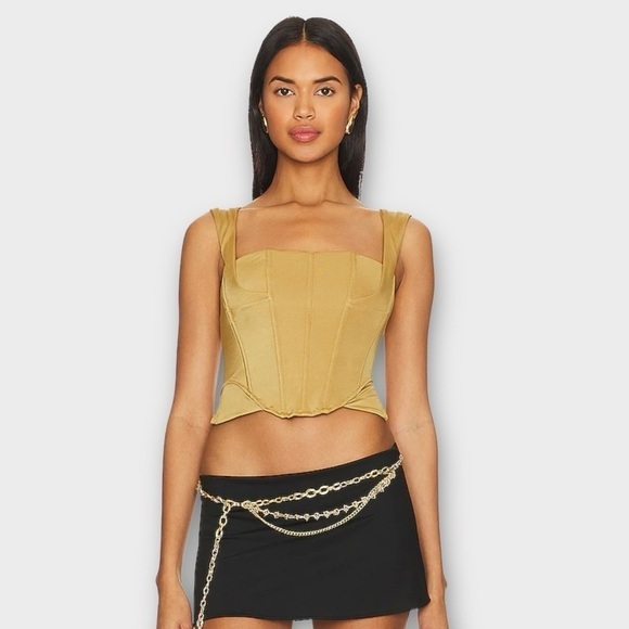 Free People X HAH Knock Out Top in Shroom - Picture 1 of 7